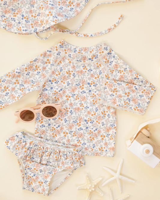 Rashguard Girls Set Flower Feilds