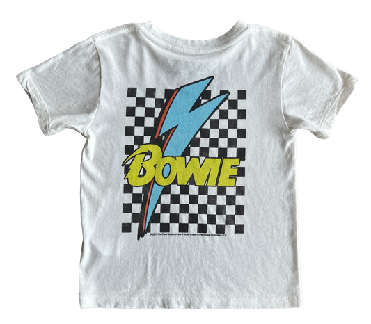 David Bowie Checkered Bolt Tee