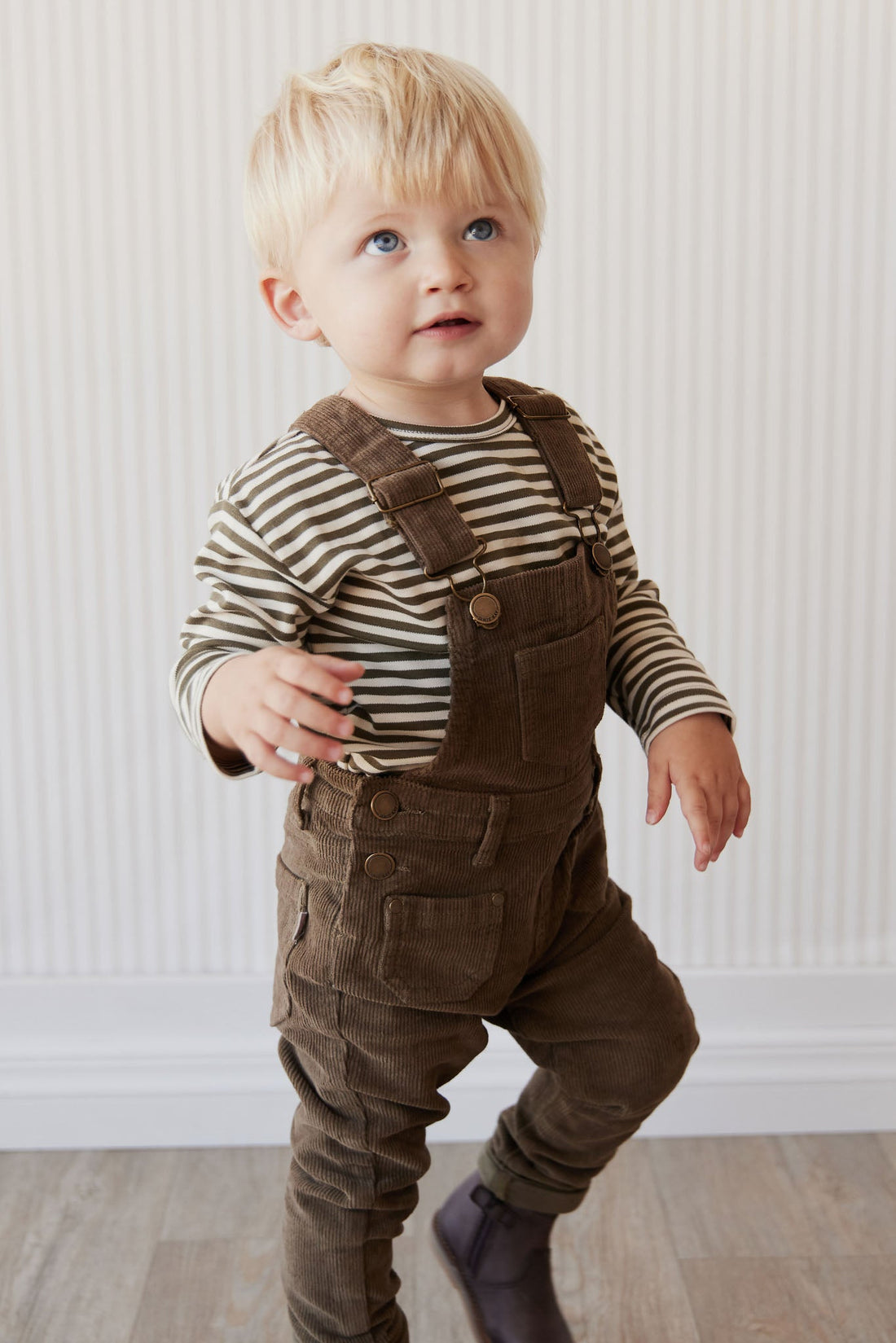 Deep Olive Stripe Arnold Tee