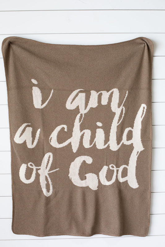 Taupe Child Of God Throw