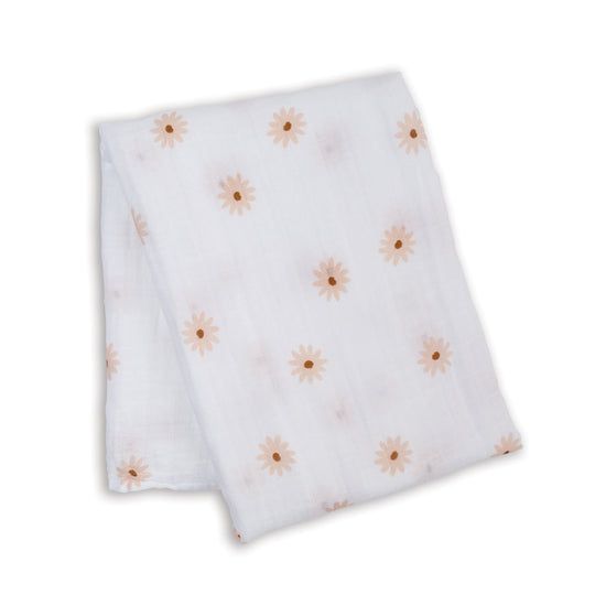 Daisies cotton swaddle