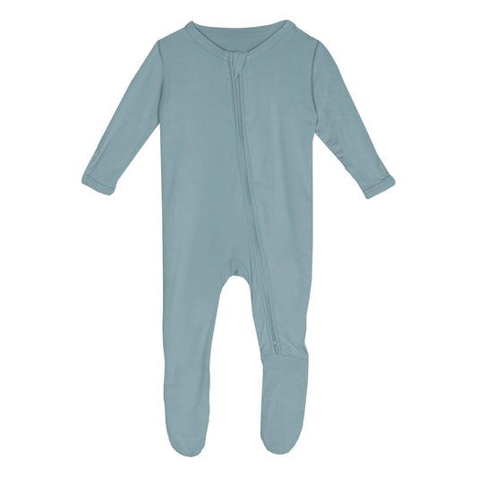 Stormy Sea Zipper Footie
