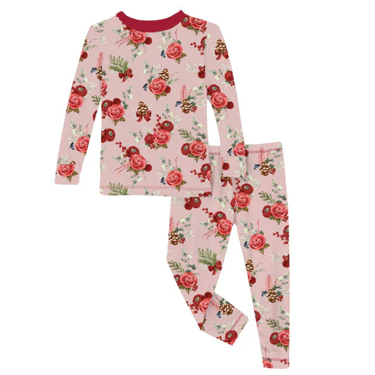 Baby Rose Holiday Pjs Set