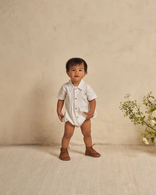 White Henry Romper