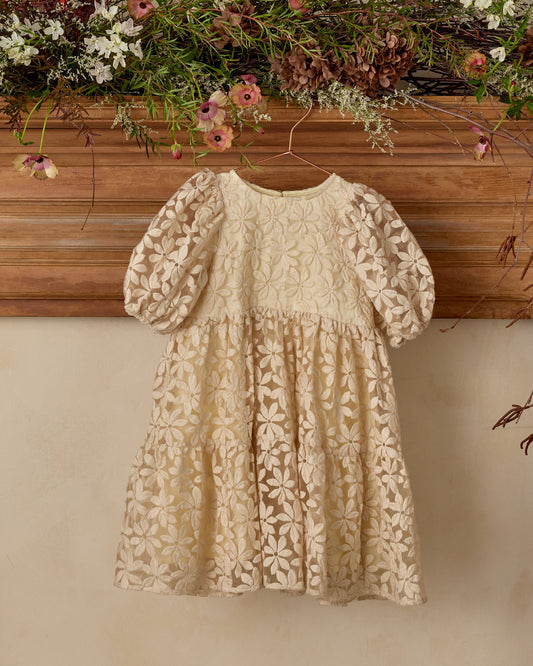 Embroidered Daisy Chloe Dress