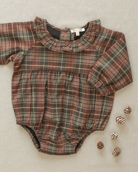 Winter Tartan Adeline Romper