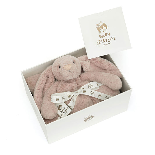 Bashful Luxe Bunny Rose Blankie