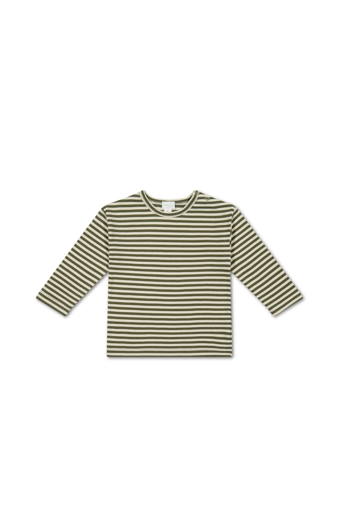 Deep Olive Stripe Arnold Tee