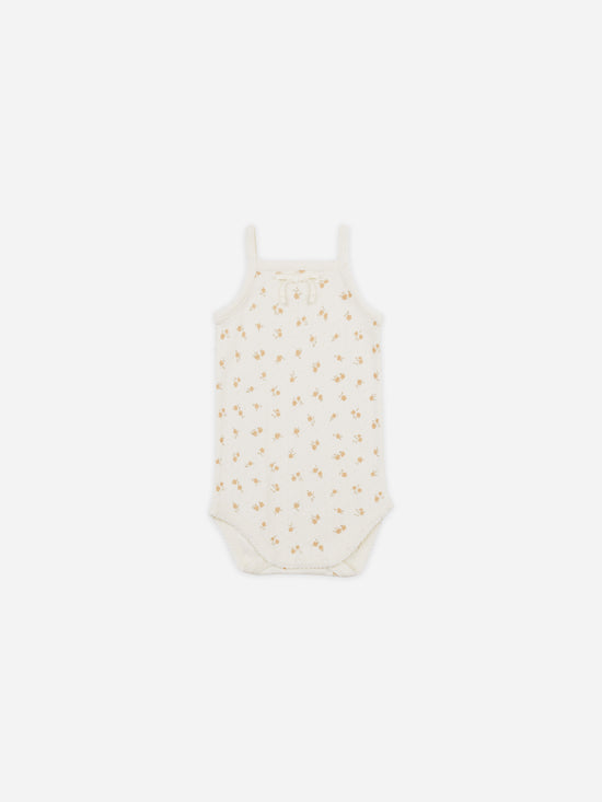 Ditsy melon Pointelle Bodysuit