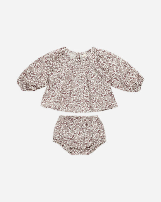 Mauve Ditsy Cici Set