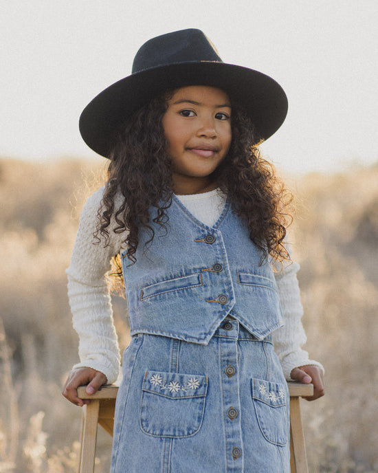 Light Wash Denim Vest