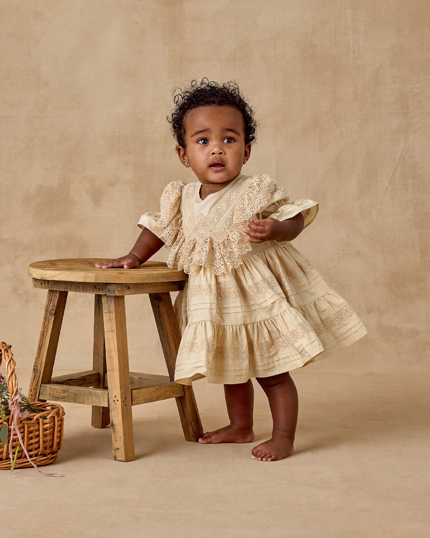 Genevieve Dress Ecru