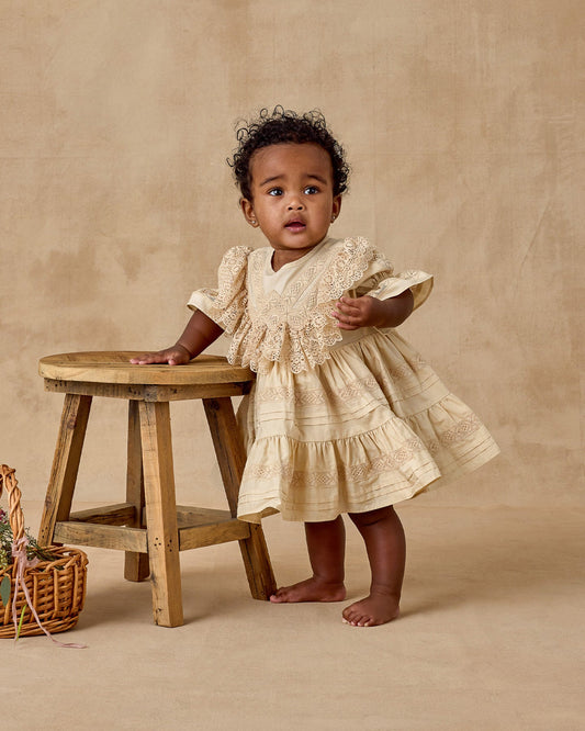 Genevieve Dress Ecru