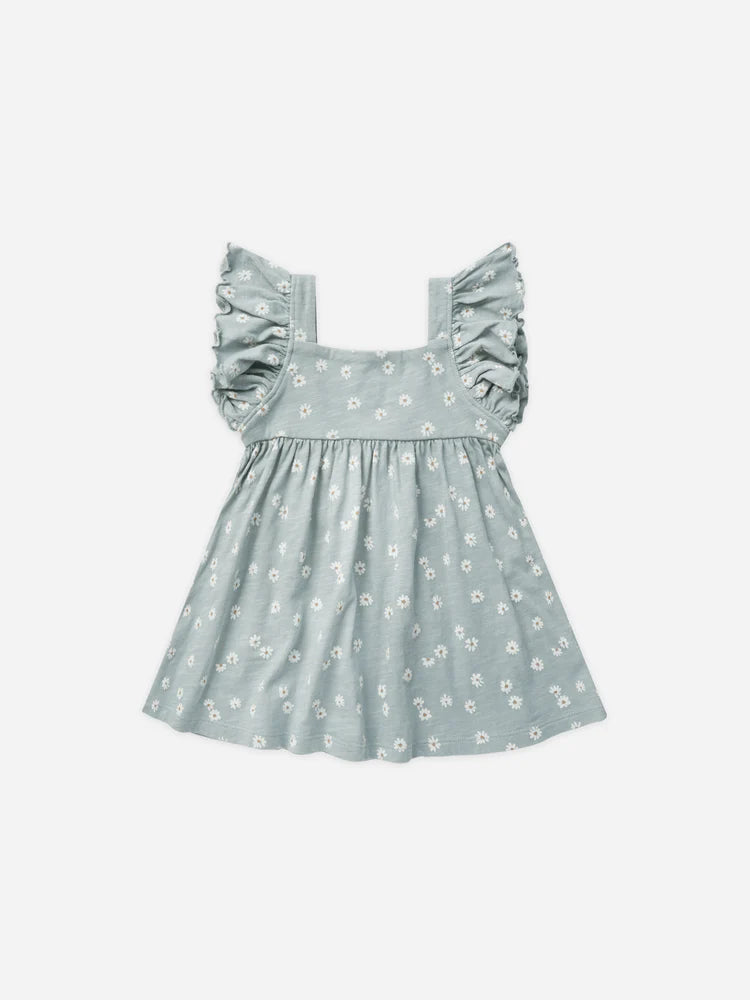 Blue Daisy Mariposa Dress