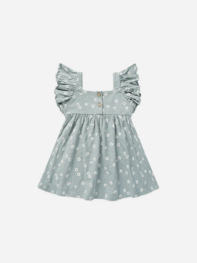 Blue Daisy Mariposa Dress