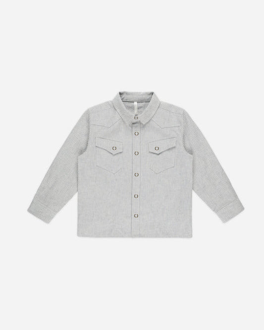 L/S Western Shirt Micro Stripe