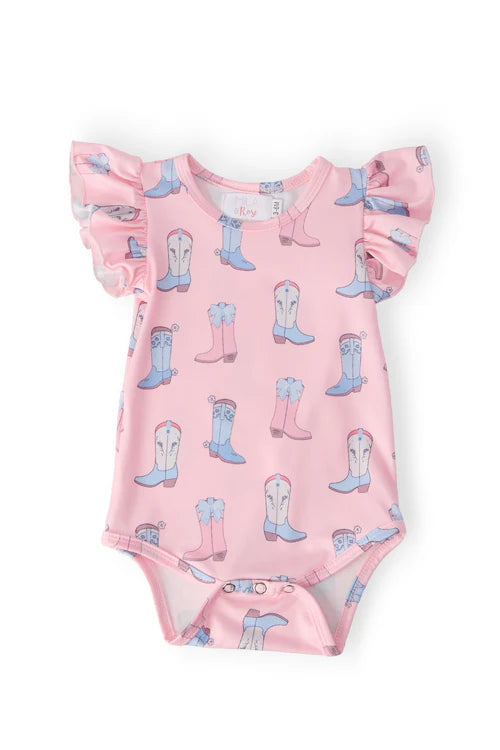 Ribbons and Rodeos Flutter Bodysuit