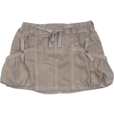 Latte Corduroy Skirt