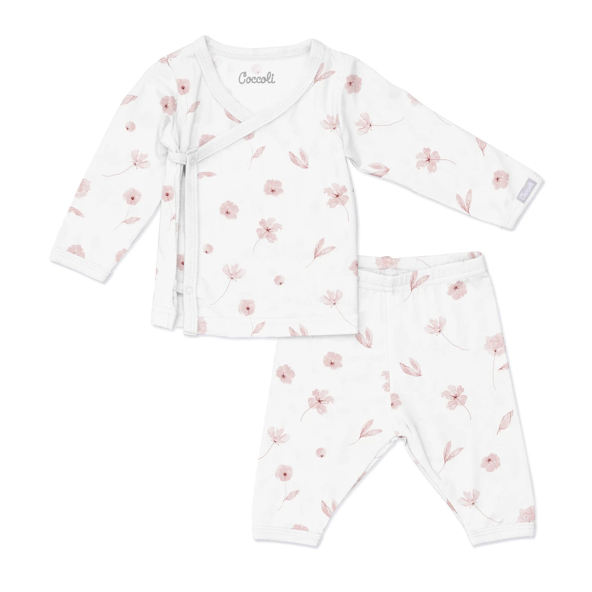 Cream Flowers 2Pc Set