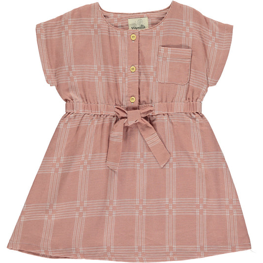 Rose Plaid Diane Dress