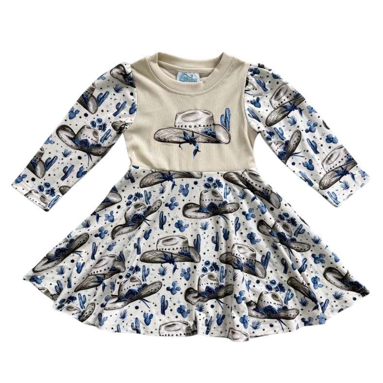 Rancher Cowgirl Graphic Dress