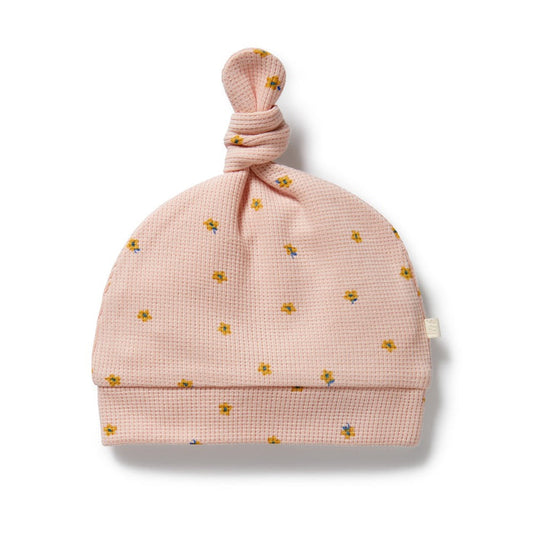 Little Fleur Knot Hat