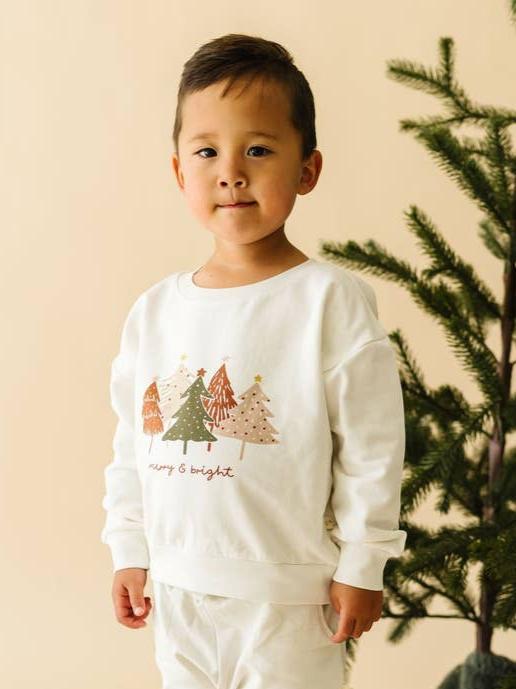 Merry and Bright Organic Sweatshirt