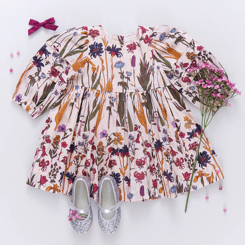 Brooke Dress Autumn Flowers