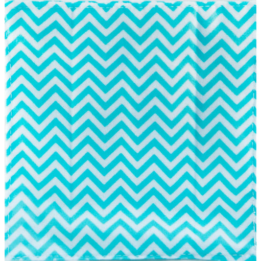 Baby Paper Turq Zig Zag