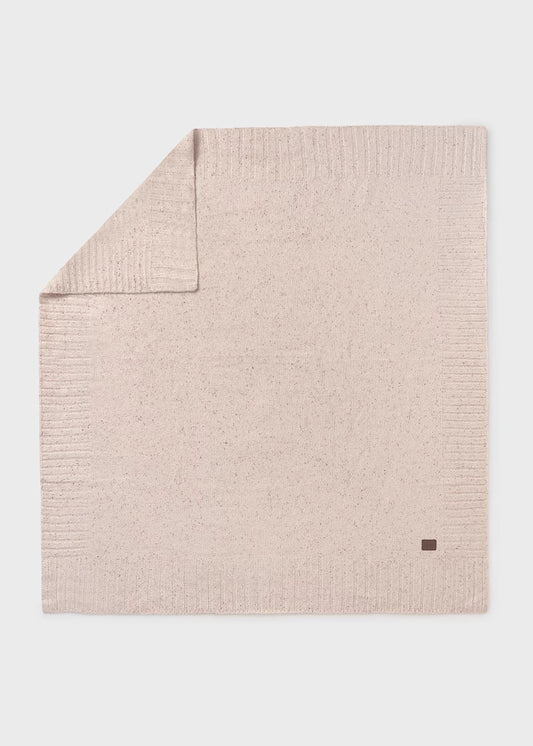 Cream Knit Blanket