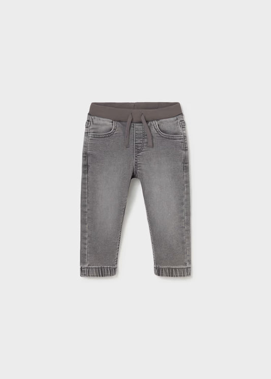 Grey Denim Jogger
