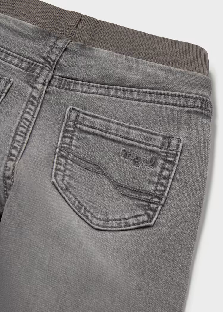 Grey Denim Jogger
