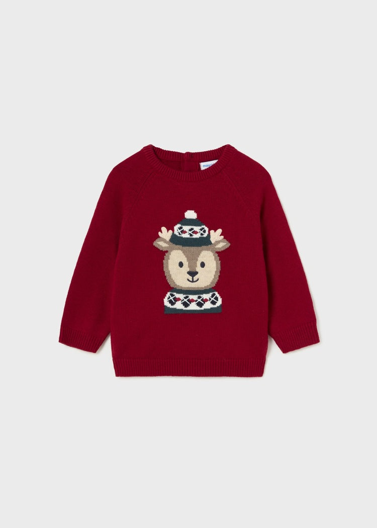 2310 Cherry Reindeer Sweater