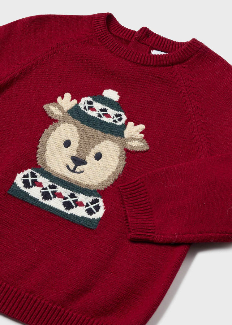 2310 Cherry Reindeer Sweater