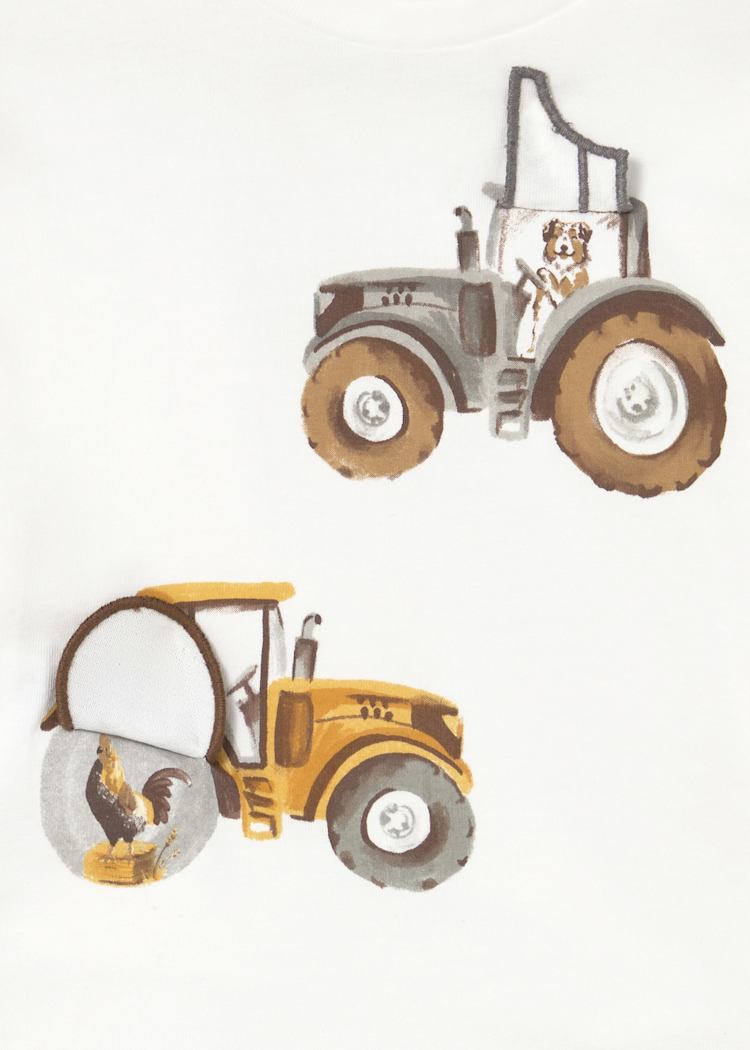 Cream Tractor "Play" Shirt