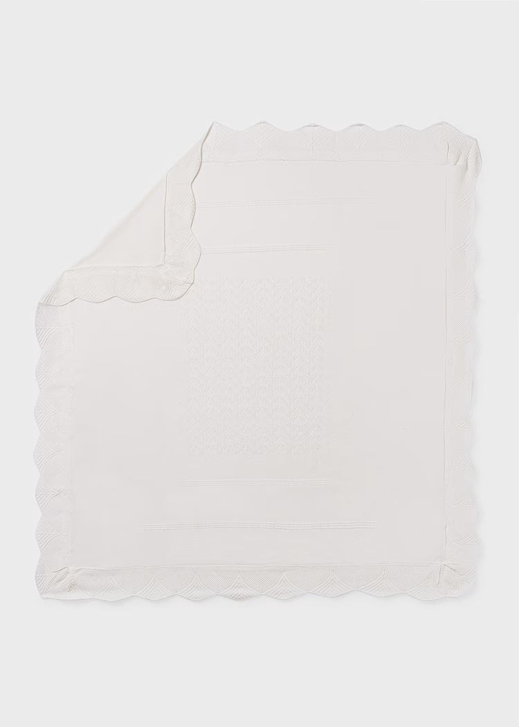 Off-white Knit Blanket