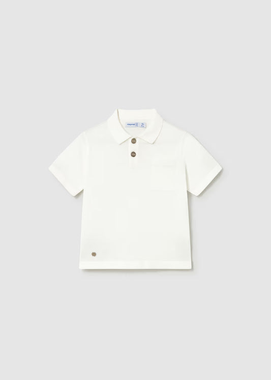 Cream Knitt Polo Shirt