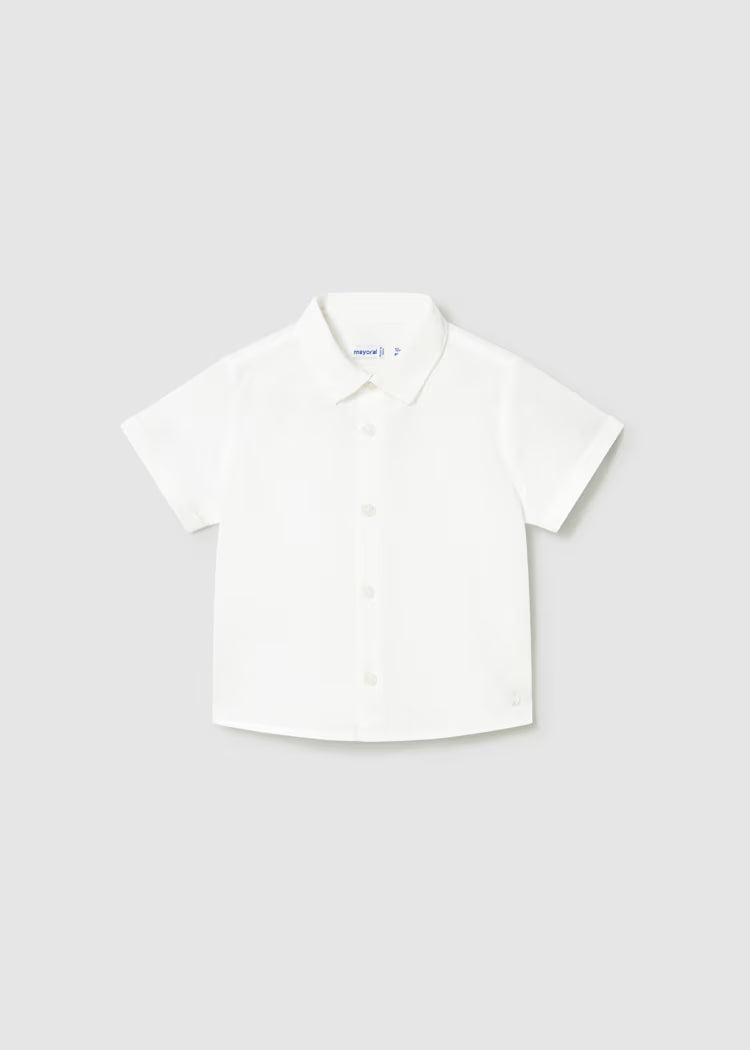 Boy Linen White Shirt