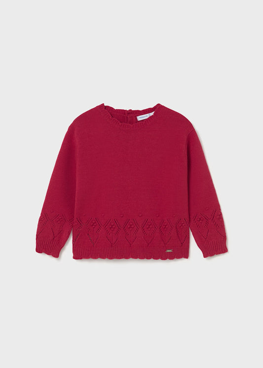Baby Red Knit Sweater