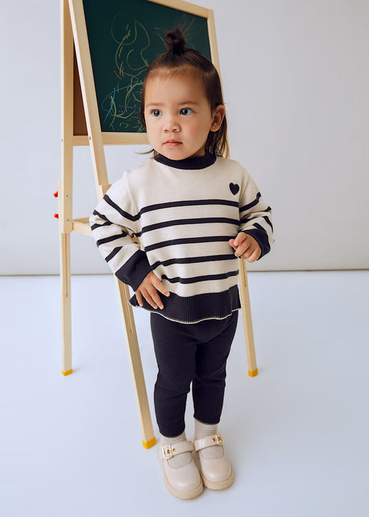 Pants and Sweater Set Navy Stripe