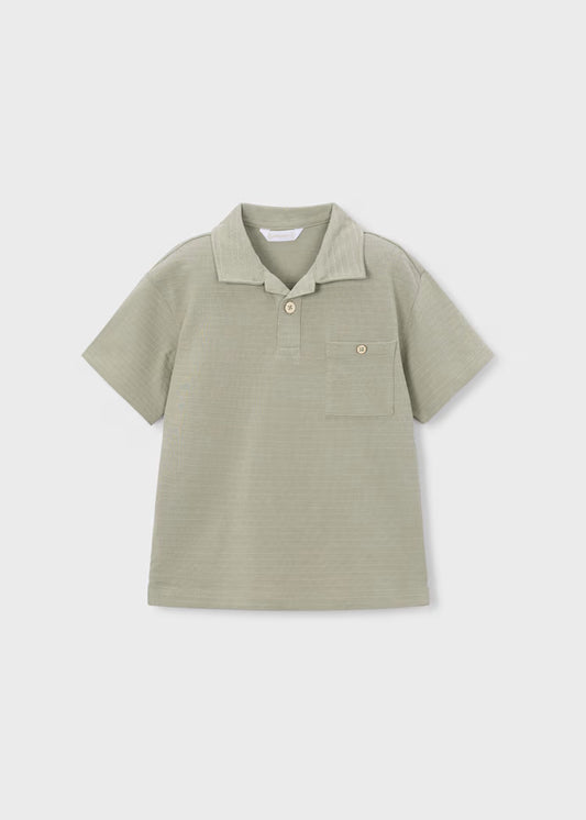 Sage Polo with Pocket