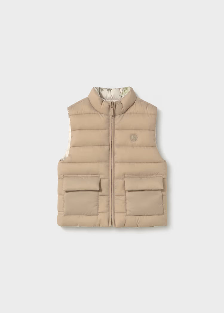 Dino Puffer Reversible Vest