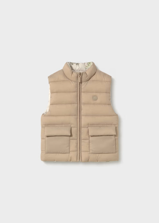 Dino Puffer Reversible Vest