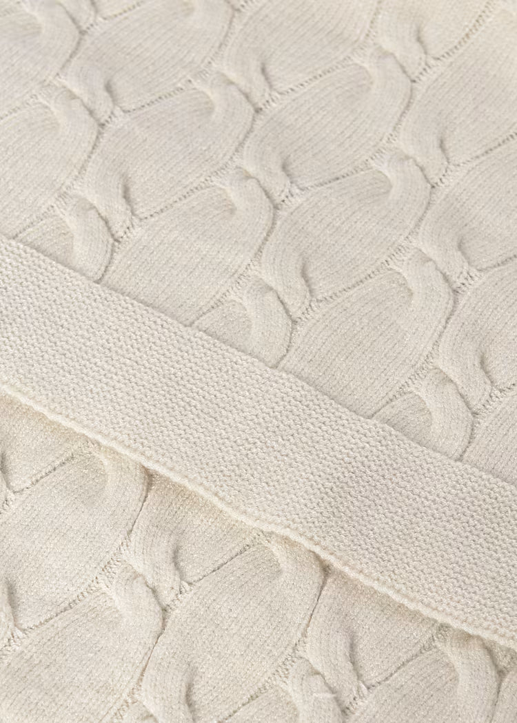 Milk Heather Soft Blanket