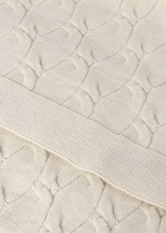 Milk Heather Soft Blanket