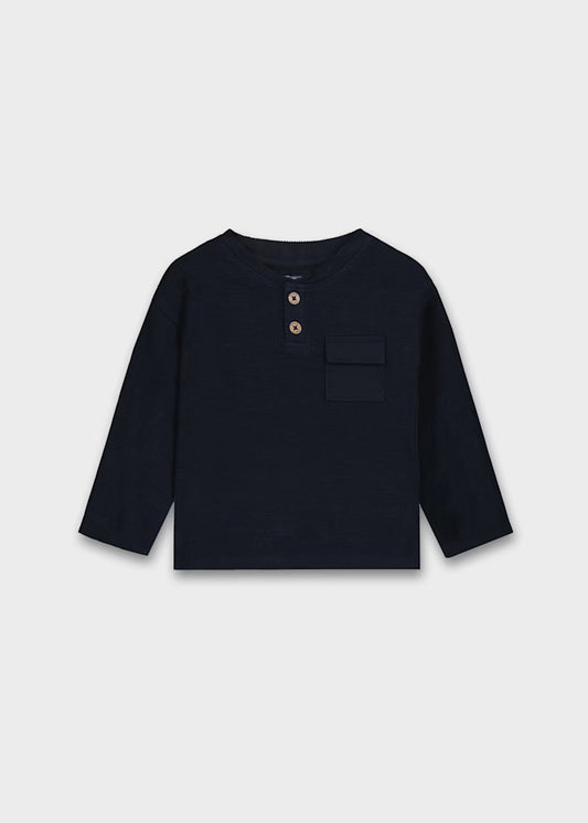 2064 Navy LS Shirt