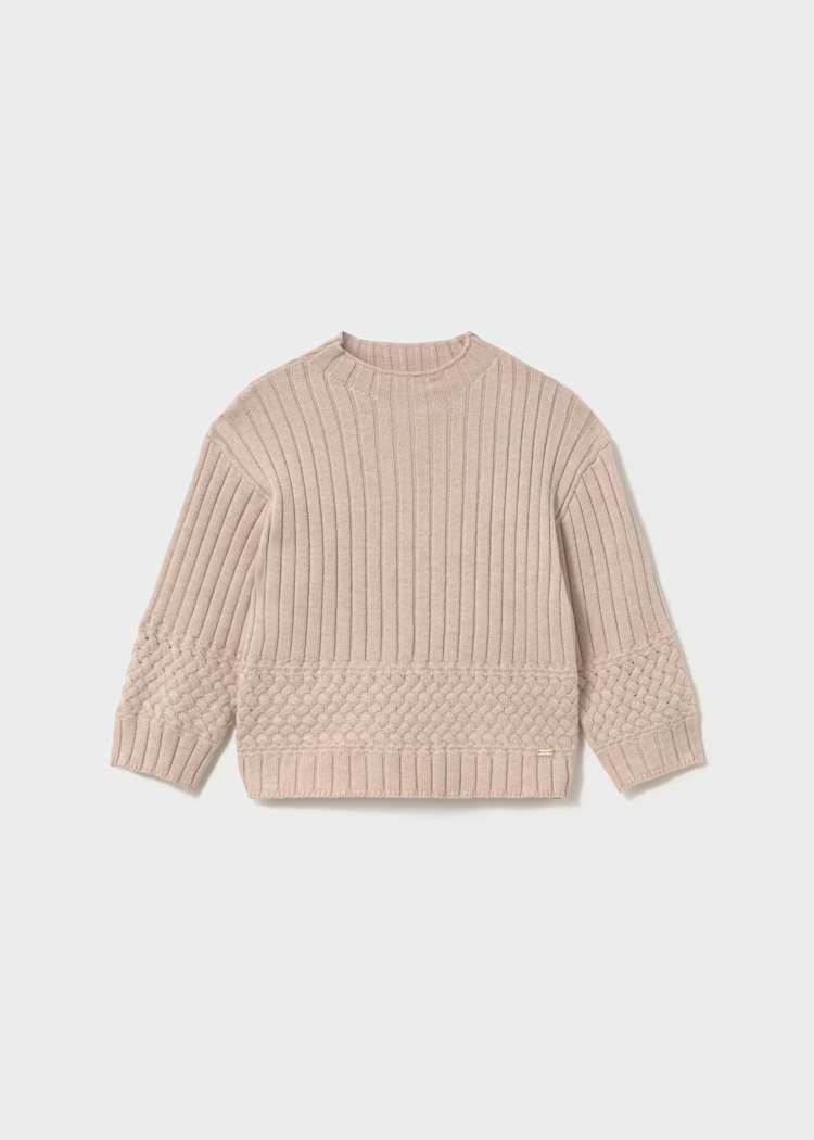 Seed Textured Knit Sweater