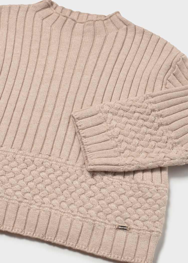 Seed Textured Knit Sweater