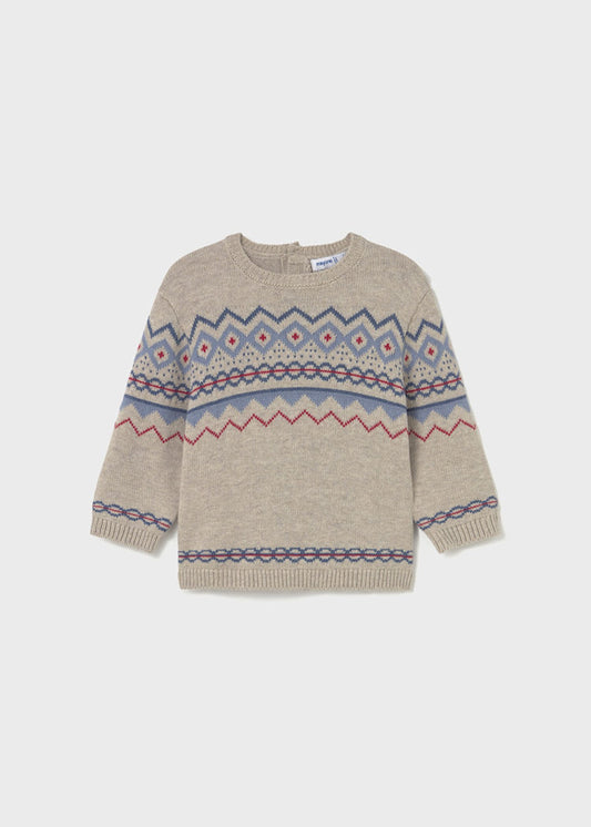 Jacquard Pattern Sweater