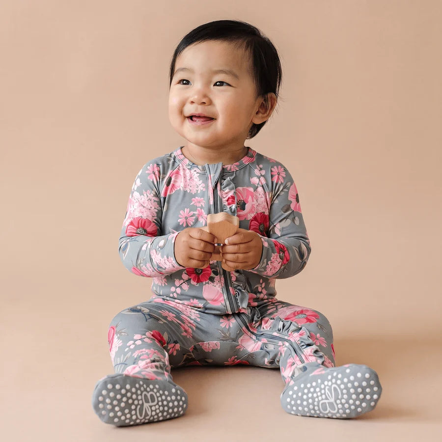 Poppie Ruffle Footie